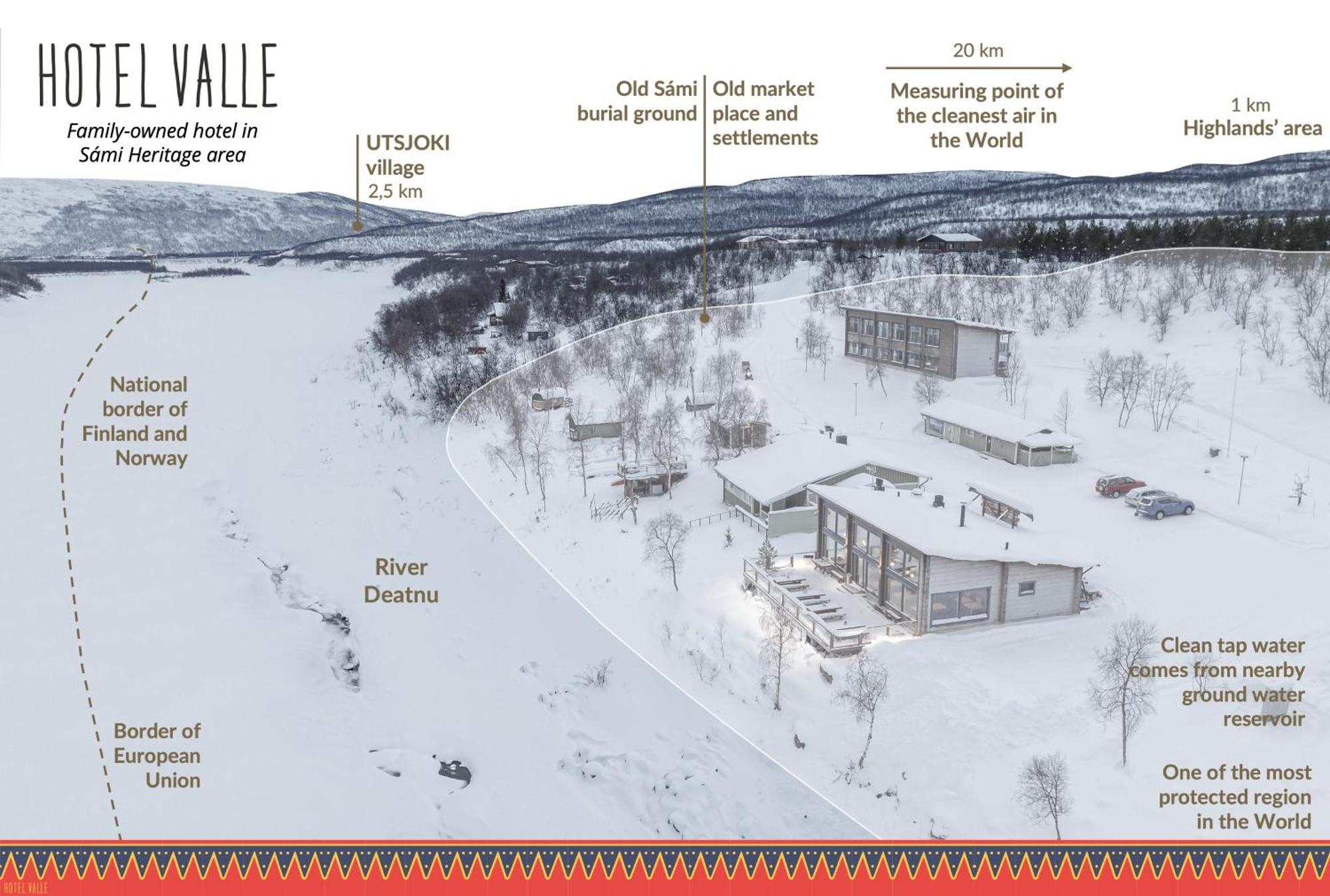 Hotel Valle Lapland Утсйокі Екстер'єр фото